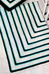 striped rug